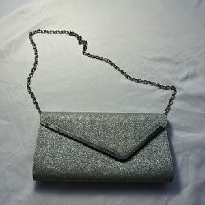 Silver glittery Icings purse
